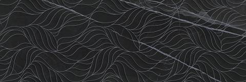 Керамическая плитка AC93200B-F48 Calacatta Black Petalos Rectificado 300*900*10