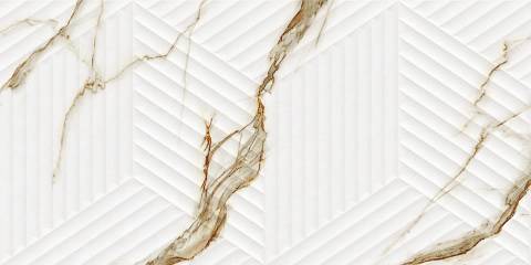 Керамическая плитка LE63063A-F53 Bianco Carrara Oro Cubo Rectificado  300*600*10